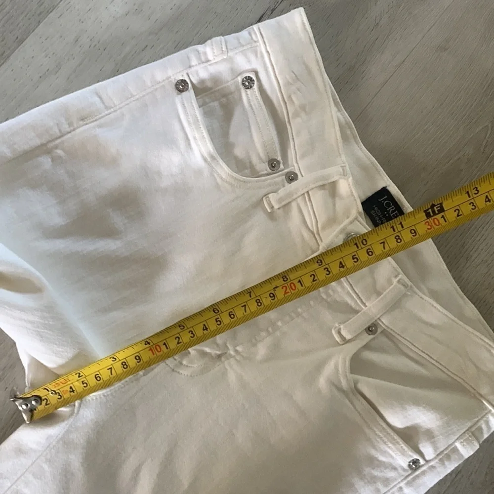 J. Crew Factory hi-rise white skinny jeans‎ Size 26